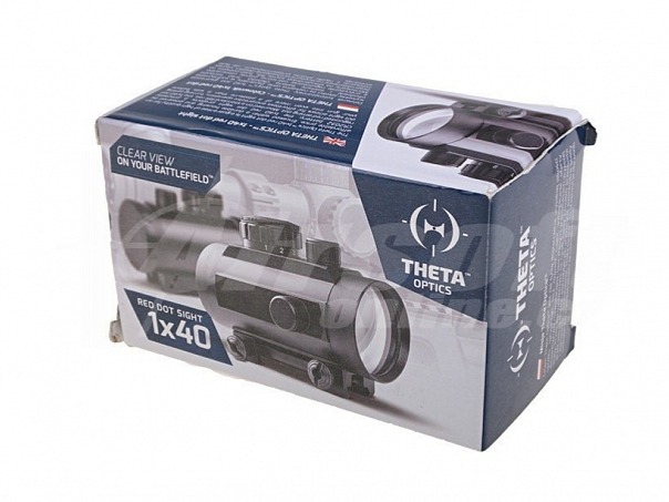 Tubusový kolimátor 1x40 s krytkami [THO-209], Theta Optics