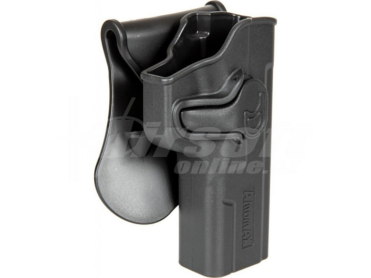 Polymerové opaskové pouzdro pro Cyma CM.127 - černé, Amomax