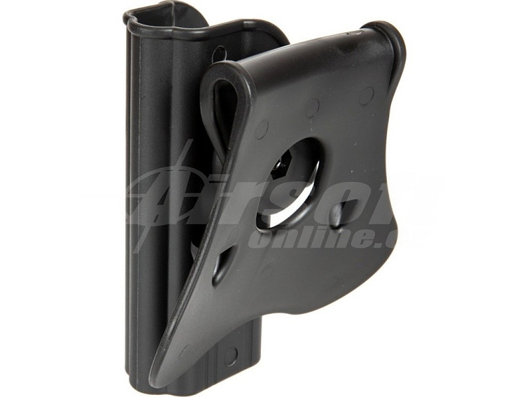 Polymerové opaskové pouzdro pro Glock 19/23/32 - černé, Amomax