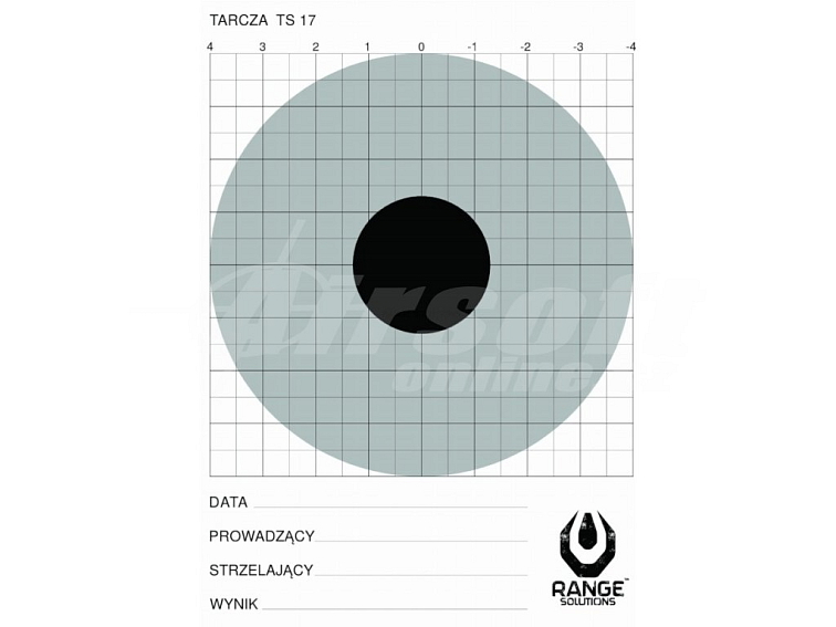 Střelecký terč TS-17 - 100ks, Range Solutions