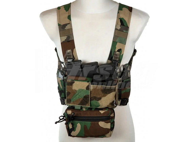 Taktický Chest Rig MK4 - Woodland, PEW Tactical