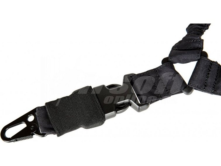 1-bodový bungee popruh Esmo - černý, Primal Gear