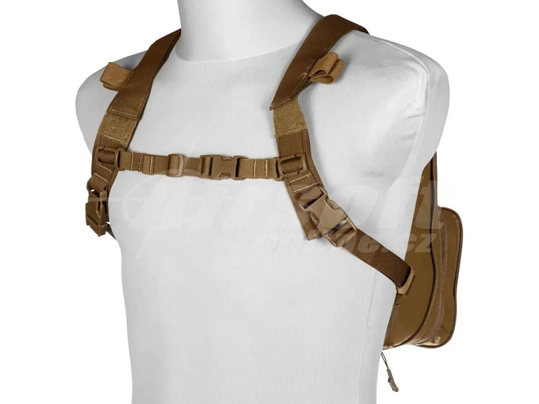 Taktický batoh FLAT Pack typ 2.0 - Coyote Brown, PEW Tactical
