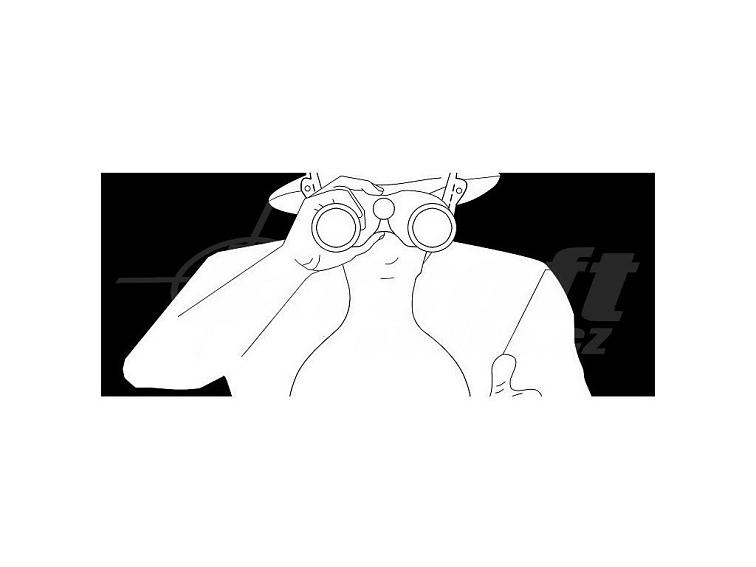 Střelecký terč TS-9 “Frenchman s dalekohledem” - 50ks, 695x200 mm, Range Solutions