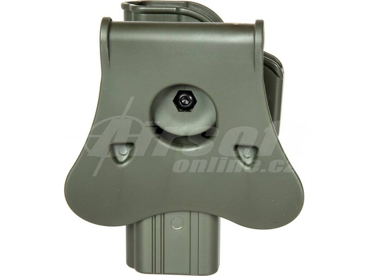 Opaskové polymerové pouzdro Per-Fit™ pro Glock 17/22/31 - olivové, Amomax