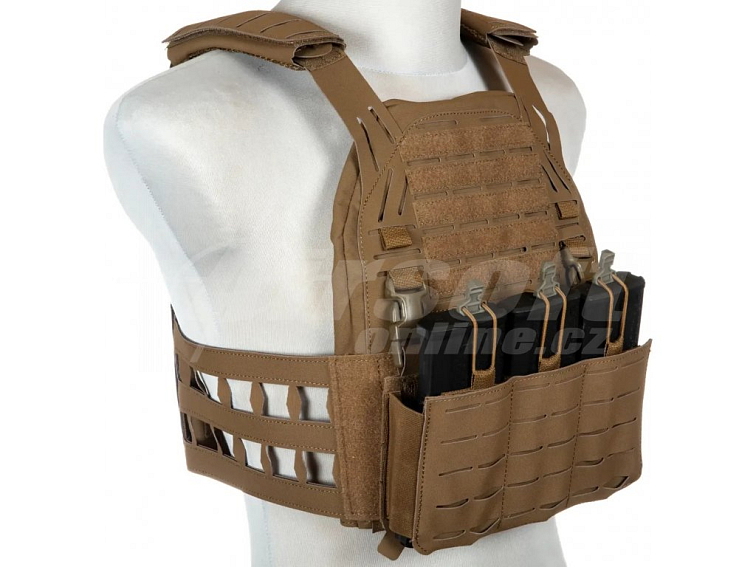 Taktická vesta Laser-Cut Stegadon - Coyote Brown, Primal Gear