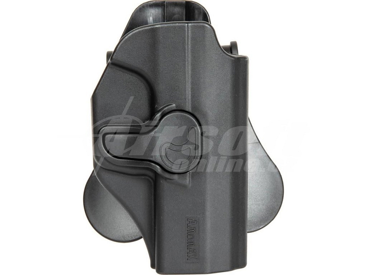 Polymerové opaskové pouzdro pro P99 QA G1 - černé, Amomax