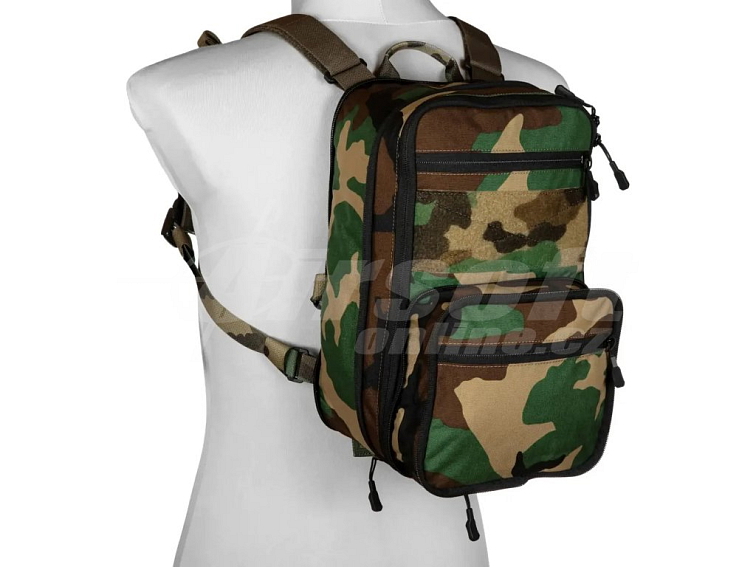 Taktický batoh FLAT Pack typ 2.0 - Woodland, PEW Tactical