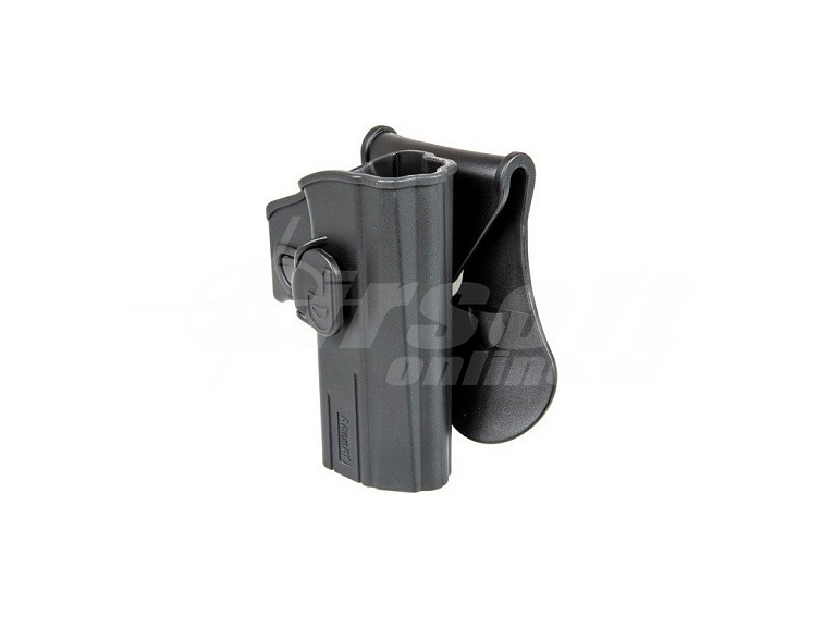Polymerové opaskové pouzdro pro CZ P07 a P09 - černé, Amomax