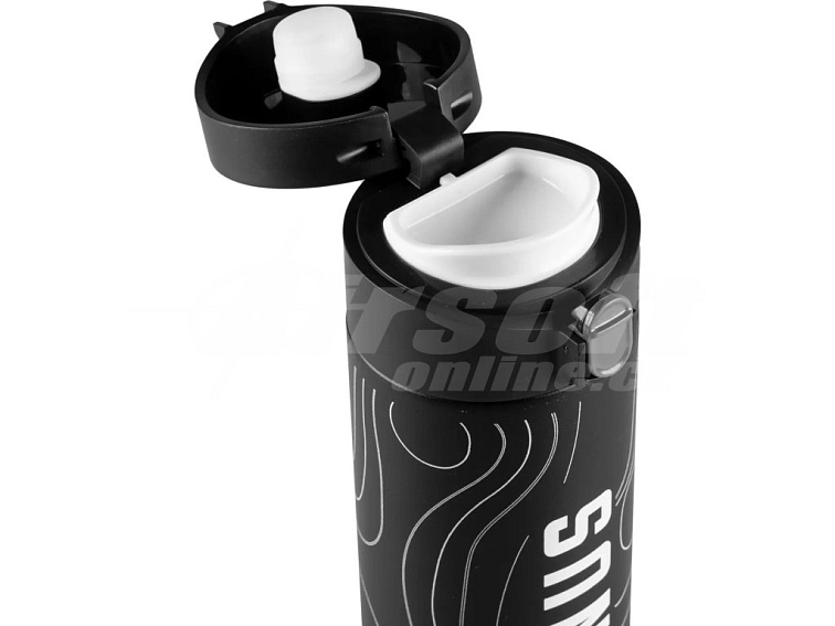 Turistická termo láhev Livigno 500ml - černá, Alpinus