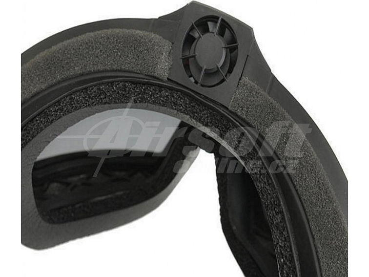 Brýle s ventilátorem Mod.2 - černé, 8Fields