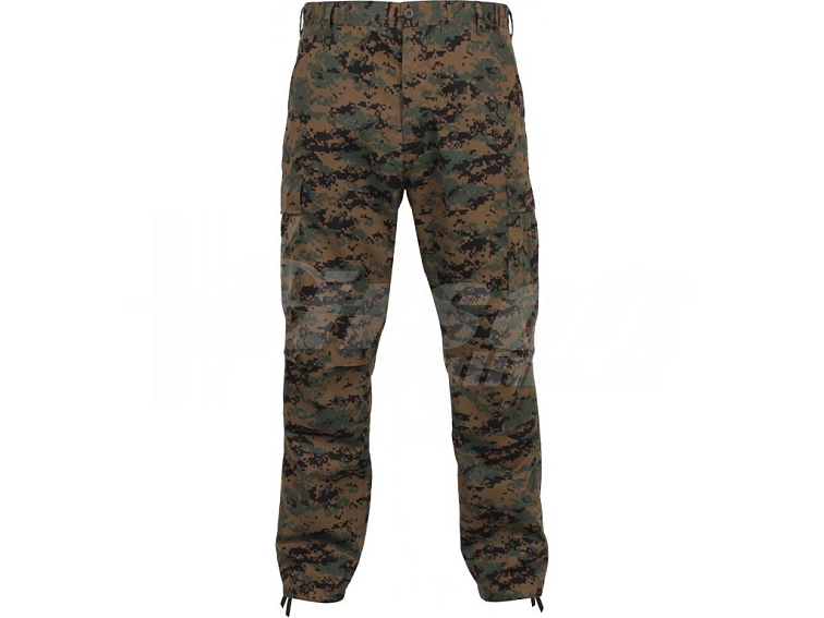 Kalhoty BDU - Digital Woodland, Rothco