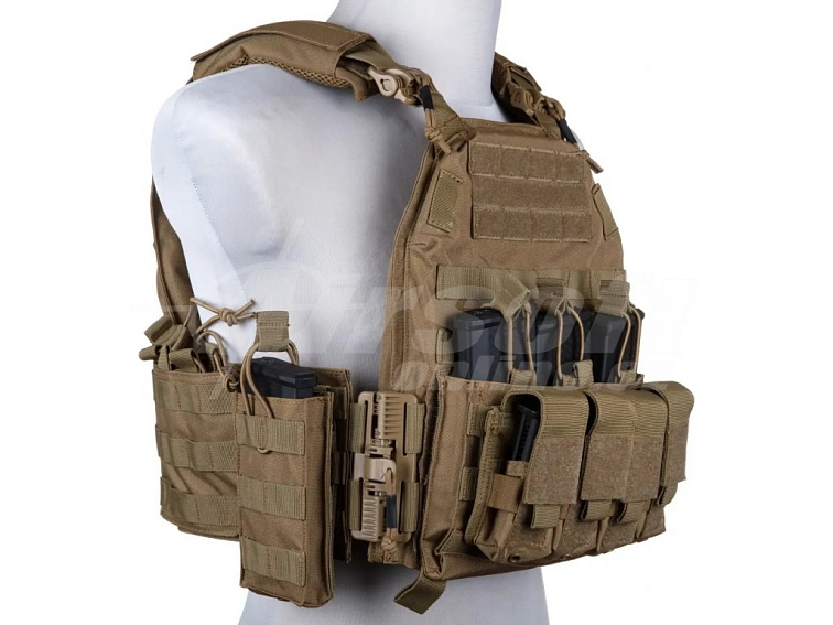 Taktická vesta typu 8944-1 - písková TAN, GFC