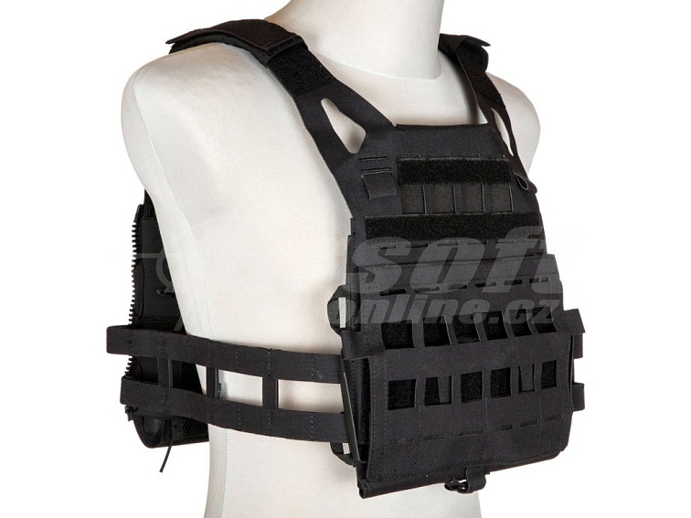 Taktická vesta "Nosič plátů" Lemod - černá, Primal Gear