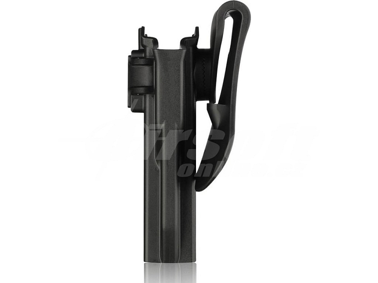 Polymerové opaskové pouzdro pro STI Hi-Capa pro leváky - černé, Amomax