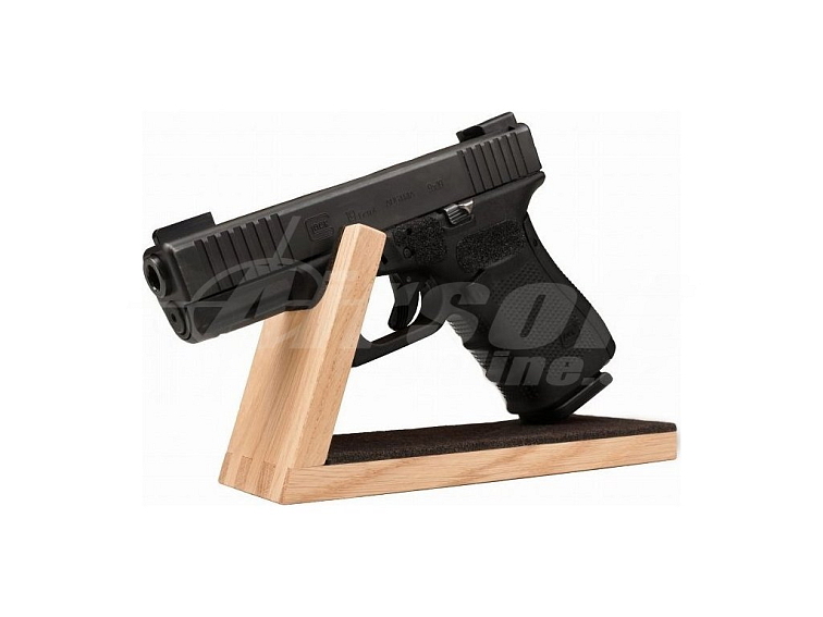 Dřevěný stojánek na pistoli, Range Solutions