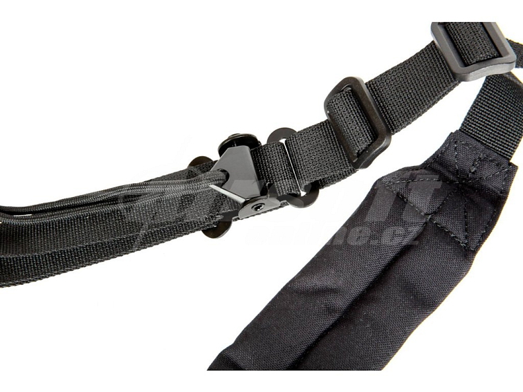 2-bodový taktický popruh Theos - černý, Primal Gear