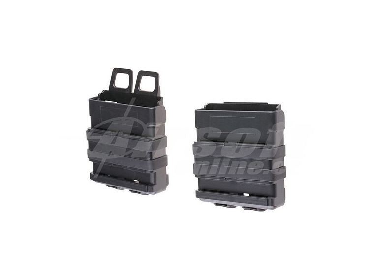 Plastová dvojitá otevřená sumka pro zásobníky 7,62 - černá, Primal Gear