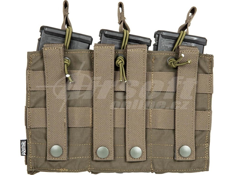 Trojitá zásobníková sumka Koga pro M4 na Molle - olivová, Primal Gear