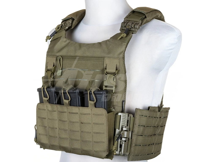 Taktická vesta / nosič plátů QR - olivová, Specna Arms