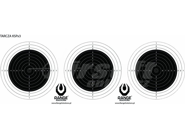 Střelecké terče 3x KSP 20x50cm - 500ks, Range Solutions