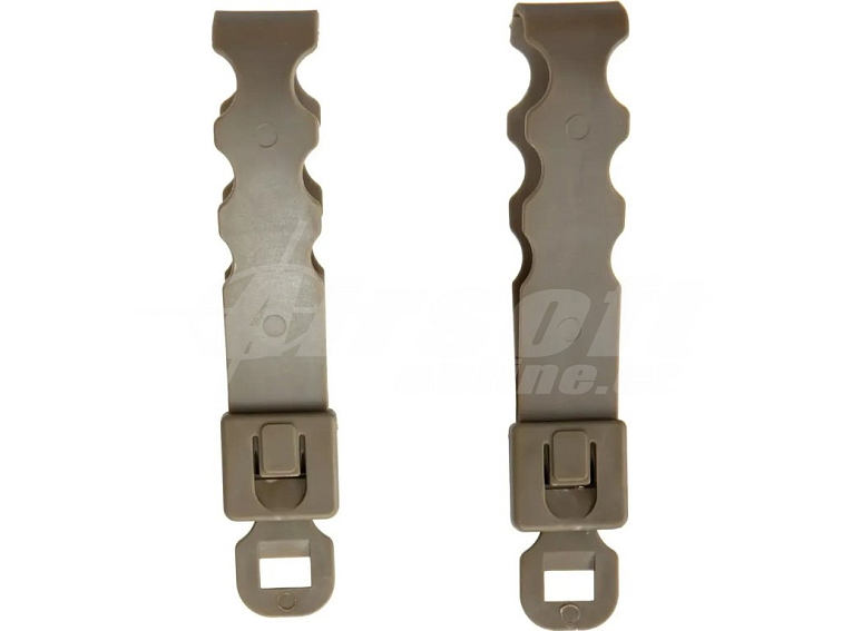 Střední klip pro montáž příslušenství na vestu - 2 kusy, pískový TAN, Primal Gear