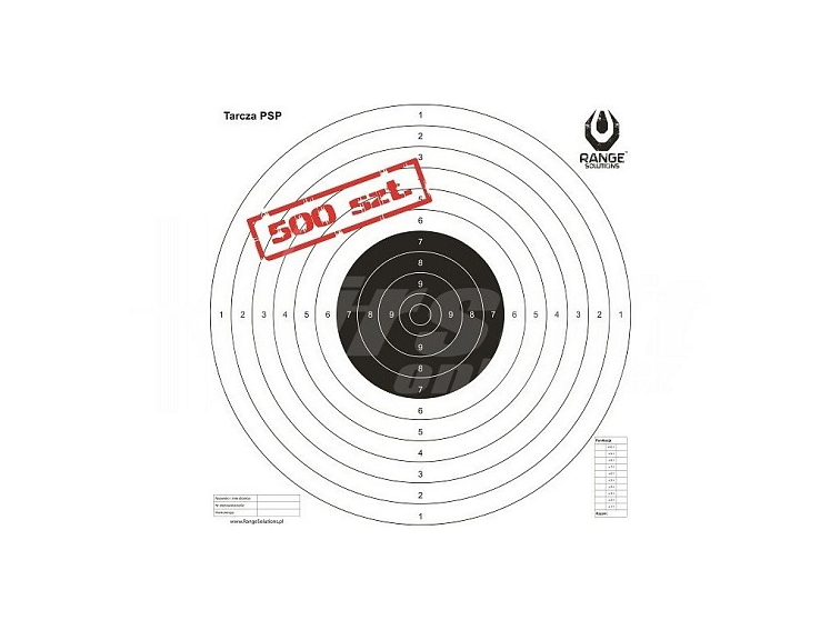 Set precizních terčů TS-2 PSP - 500ks, Range Solutions