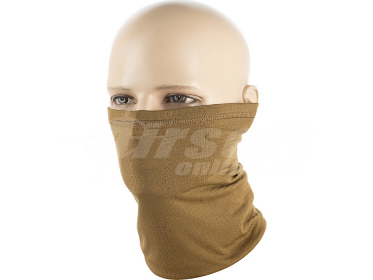 Armádní šála / nákrčník Polartec Power Grid - Coyote Brown, M-Tac