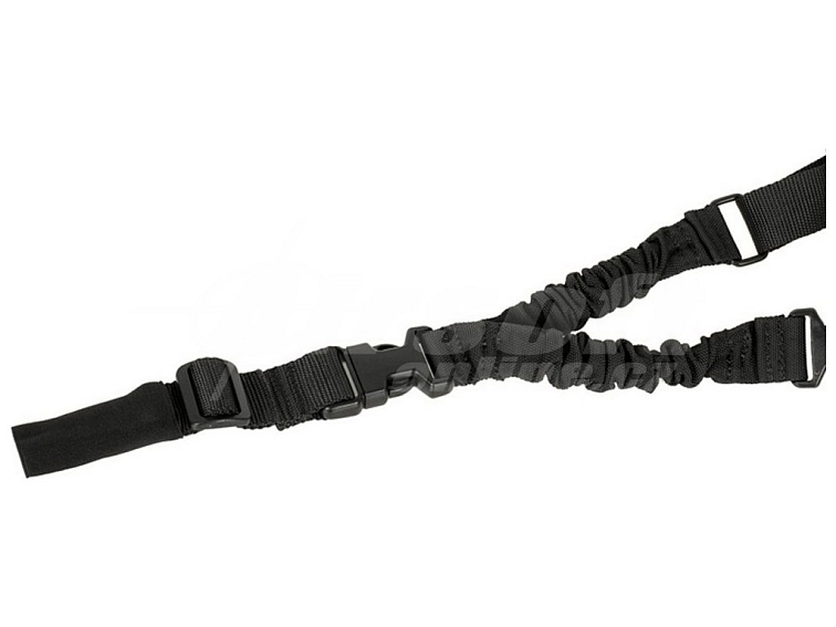 Jednobodový polstrovaný popruh - černý, 8Fields