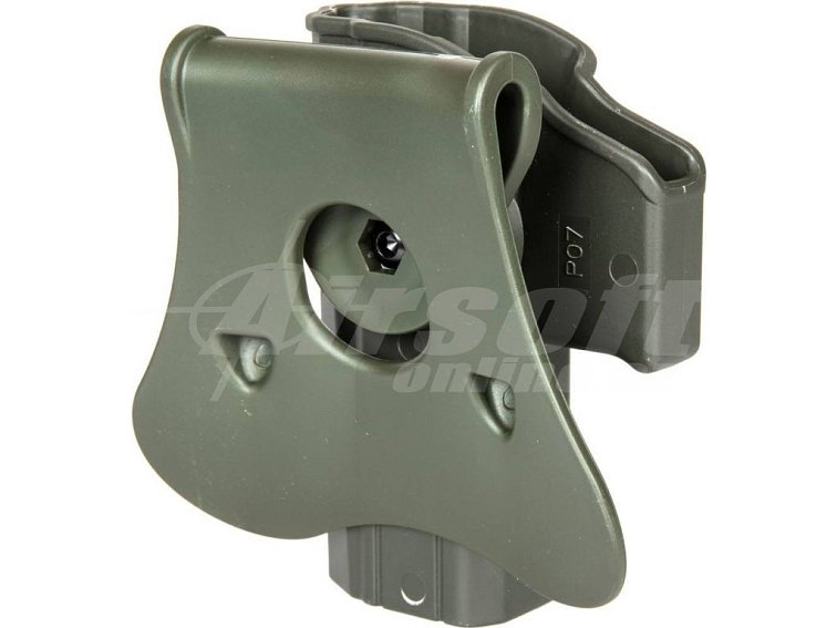 Opaskové polymerové pouzdro Per-Fit™ pro CZ P-07/P-09 - olivové, Amomax