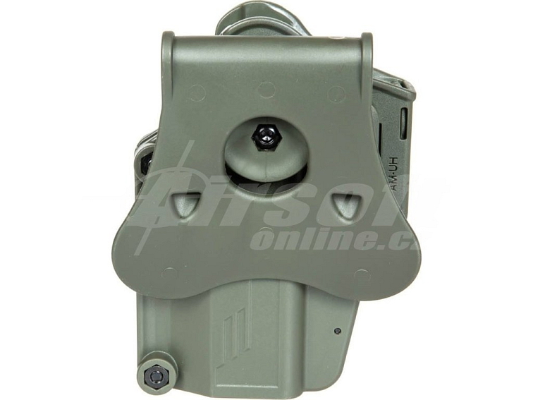 Opaskové polymerové univerzální pouzdro Per-Fit - olivové OD, Amomax