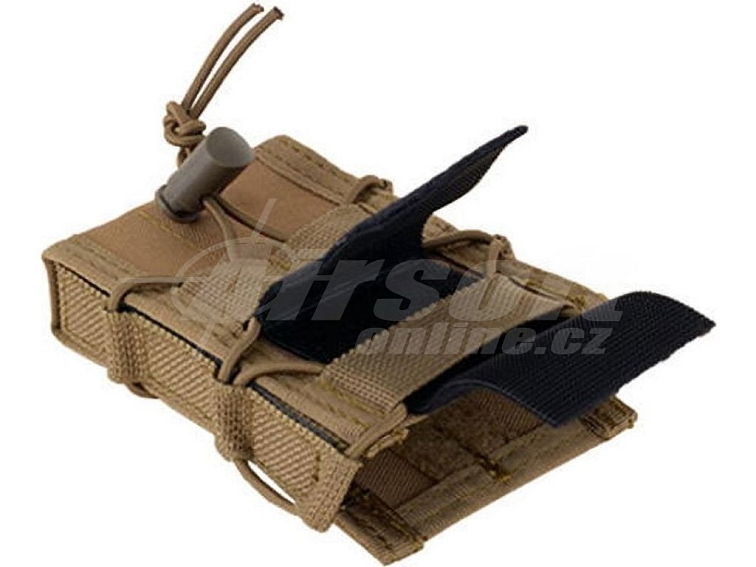 Otevřená zásobníková sumka pro M4/M16 na opasek - písková, 8Fields
