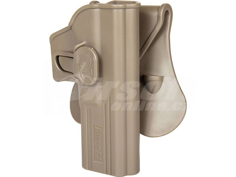 Opaskové polymerové pouzdro Per-Fit™ pro Glock 17/22/31 - pískové FDE, Amomax