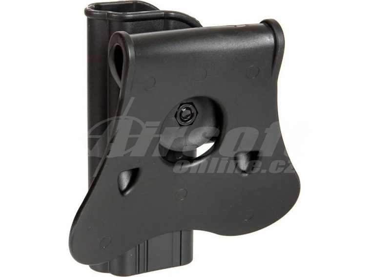 Polymerové opaskové pouzdro pro Glock - černé, Amomax