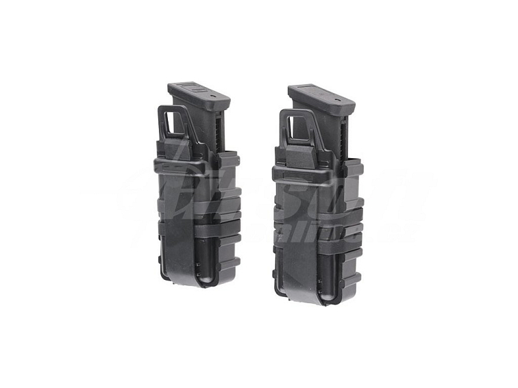 Plastová dvojitá sumka pro pistolové zásobníky - černá, Primal Gear