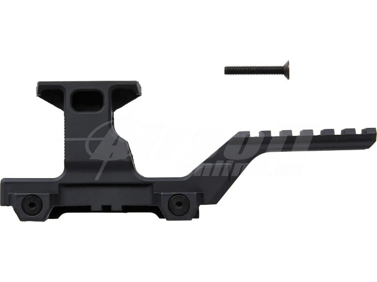 Vysoká polymerová montáž pro kolimátory T1/T2 a PEQ - černá, Primal Gear