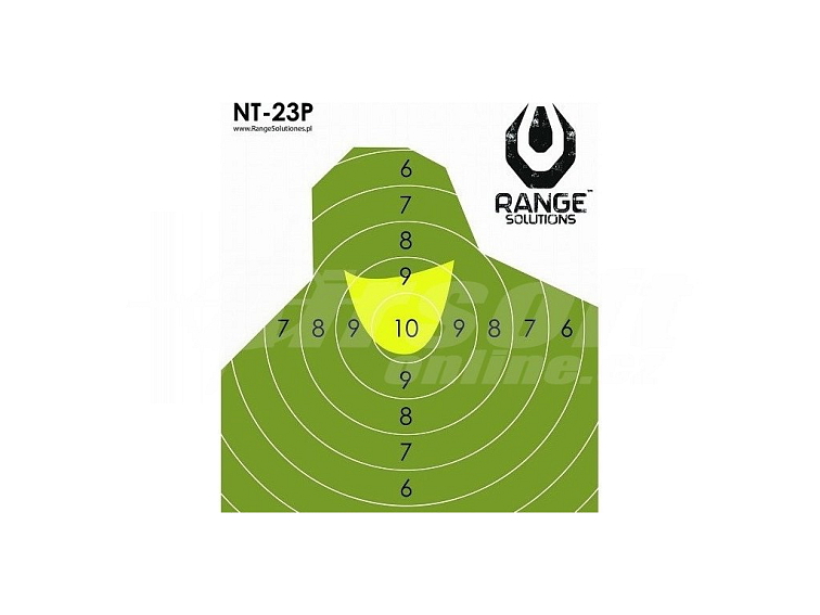 Střelecké terče NT23P - 100ks, Range Solutions