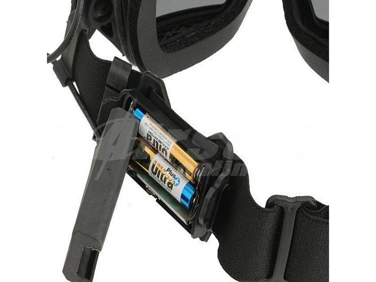 Brýle s ventilátorem Mod.2 - černé, 8Fields