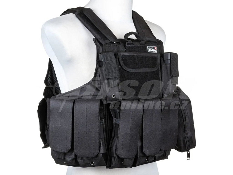 Taktická vesta CIRAS - černá, Swiss Arms
