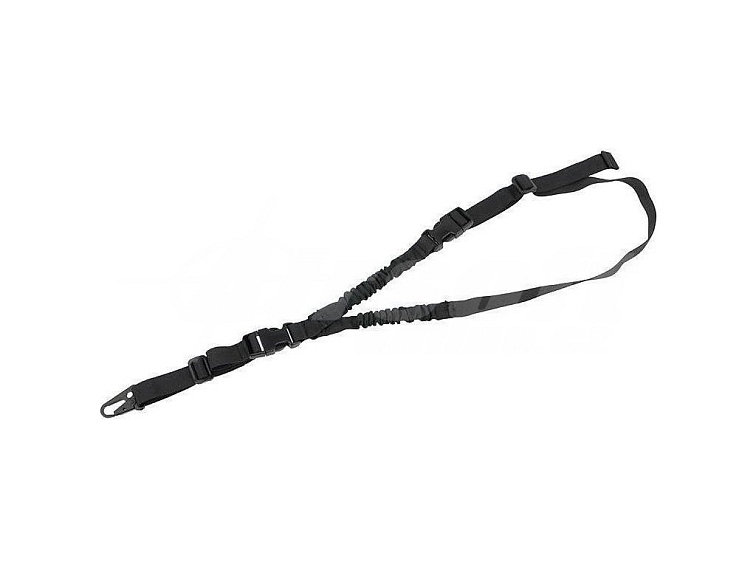 Jednobodový popruh - černý, 8Fields