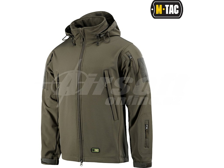 Taktická softshell bunda - olivová, M-Tac