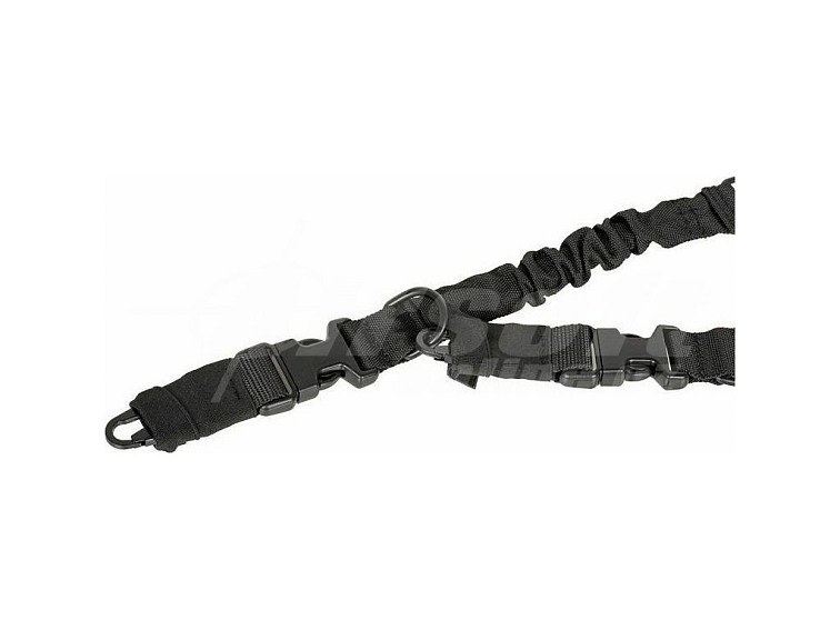 Dvoubodový popruh s odpružením - černý, 8Fields