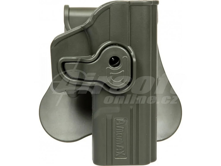 Polymerové opaskové pouzdro pro Glock - olivové, Amomax