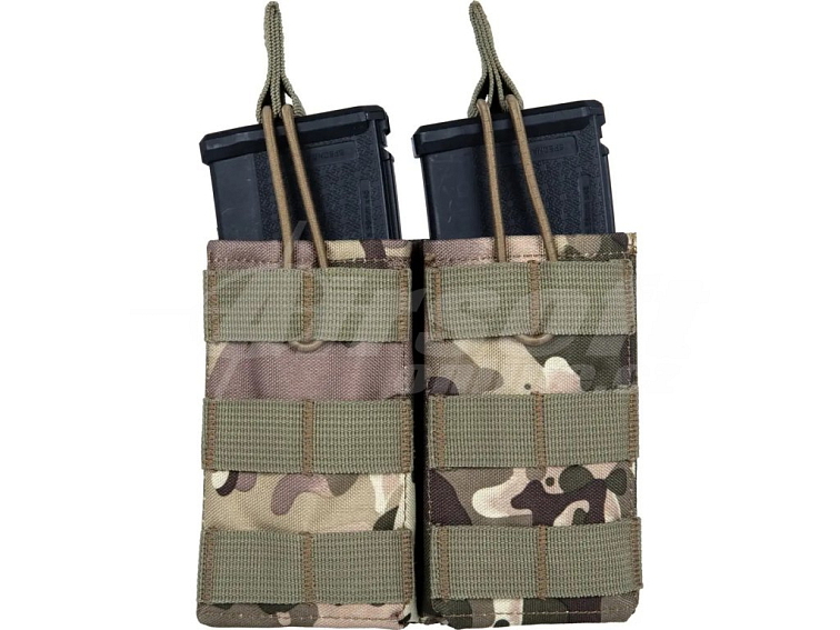 Univerzální otevřená dvojitá MOLLE sumka pro M4 - Multicam, GFC