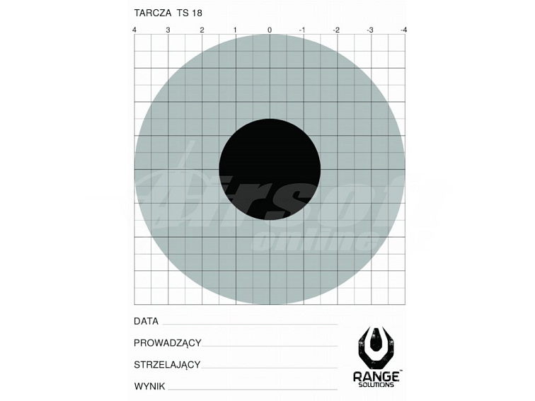 Střelecký terč TS-18 - 100ks, Range Solutions