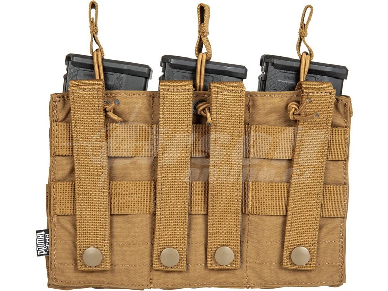 Trojitá zásobníková sumka Koga pro M4 na Molle - Coyote Brown, Primal Gear