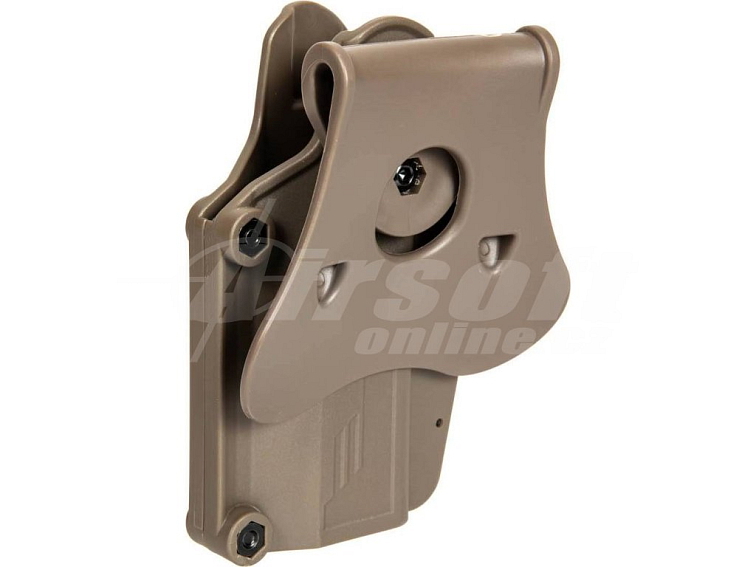 Opaskové polymerové univerzální pouzdro Per-Fit - FDE, Amomax