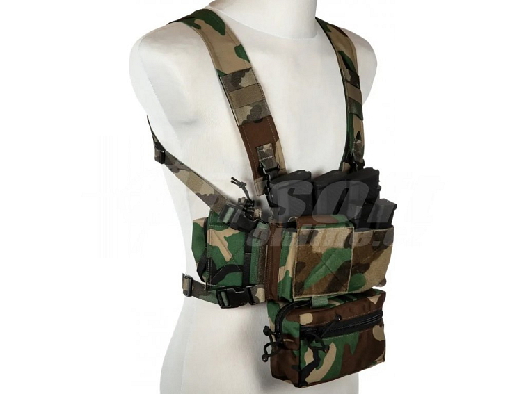 Taktický Chest Rig MK4 - Woodland, PEW Tactical