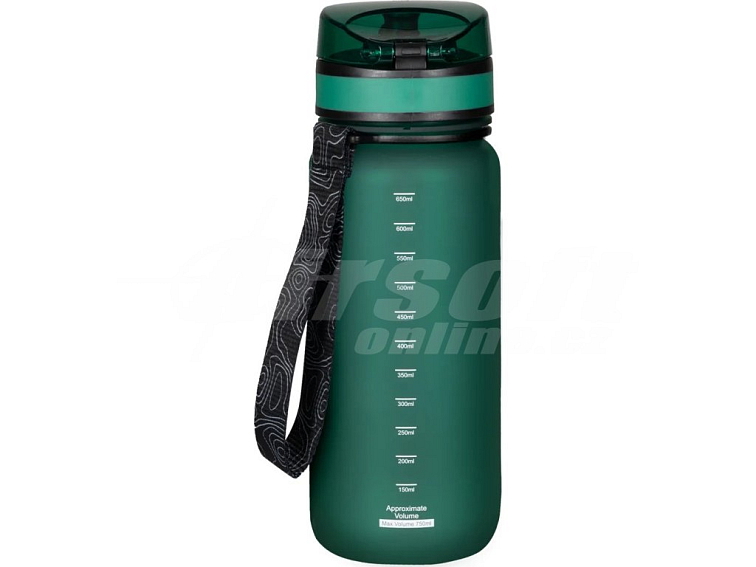 Turistická láhev Trysil 650ml Tritan - zelená, Alpinus
