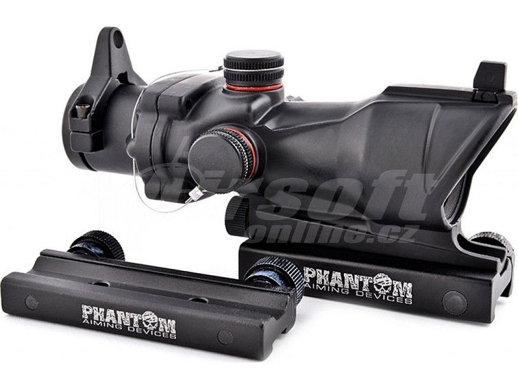 Kolimátor typu ACOG - černý, Phantom Airsoft